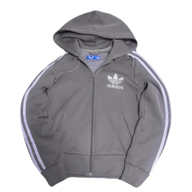 [95] 아디다스 카키 후드플락 져지