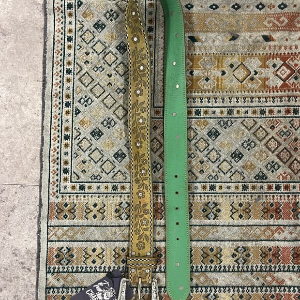 빈티지 플라워 스톤 벨트 #csz2498