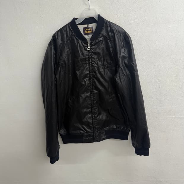 리바이스 블랙 블루종 자켓 L