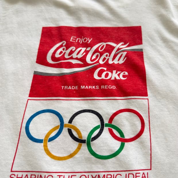 90s Olympic 1992 Coca-Cola T-shirt