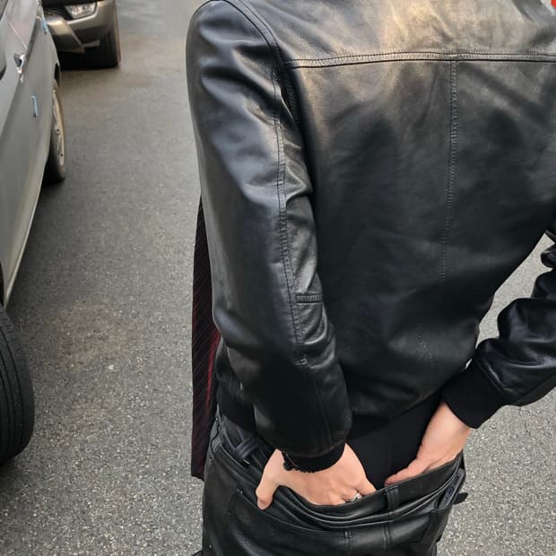 리버시블 레더 MA-1