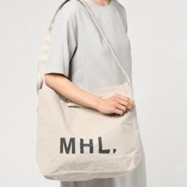 MHL 마가렛호웰 헤비린넨 투웨이백