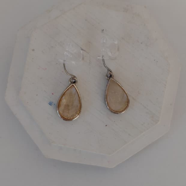 보헤미안 무드 자개 귀찌