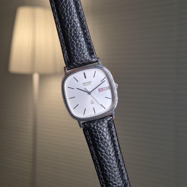 80's Vintage Seiko Silver Square Quartz