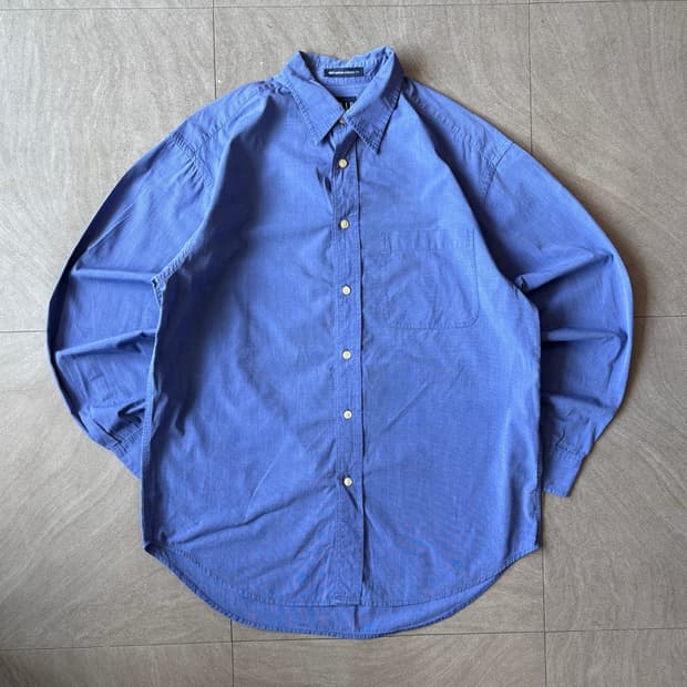 90년대 갭 딥 블루 긴팔 셔츠