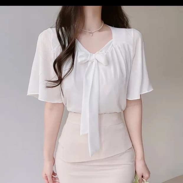 쉬폰 블라우스