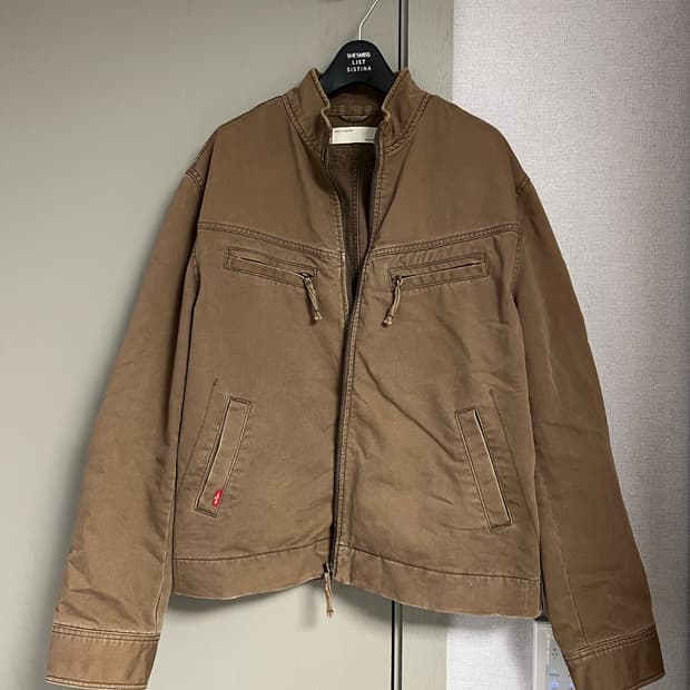 Levis 리바이스 워시드 코튼 워크 자켓 105