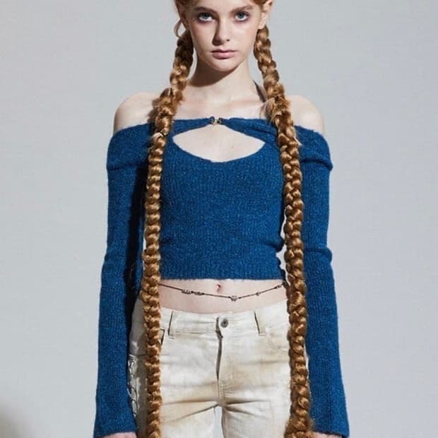 새상품) 페인오어플레져 세이렌 볼레로 세트 마린블루