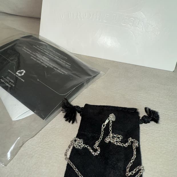 크롬하츠 세이프티핀 원다이아 16인치 목걸이