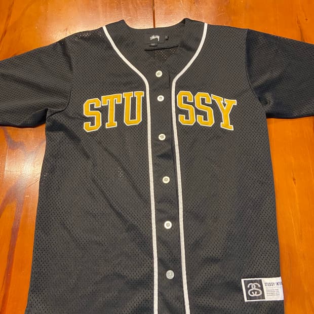 스투시 베이스볼 반팔 셔츠 사이즈s