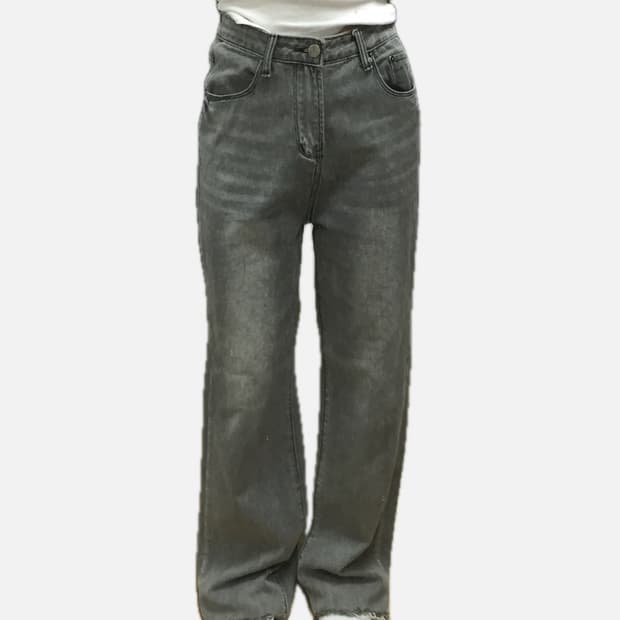 빈티지 그레이쉬 워싱 데님