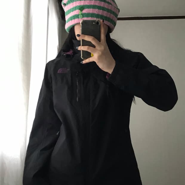 노페 블랙 바람막이