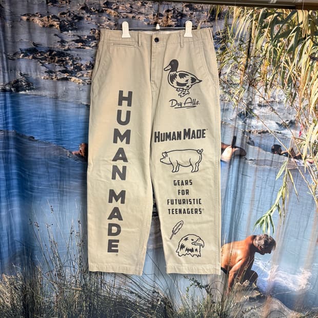 휴먼메이드 밀리터리 치노팬츠 L