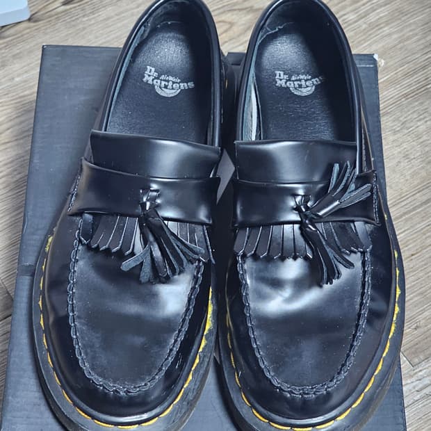 닥터마틴 아드리안 블랙 로퍼 UK8.5
