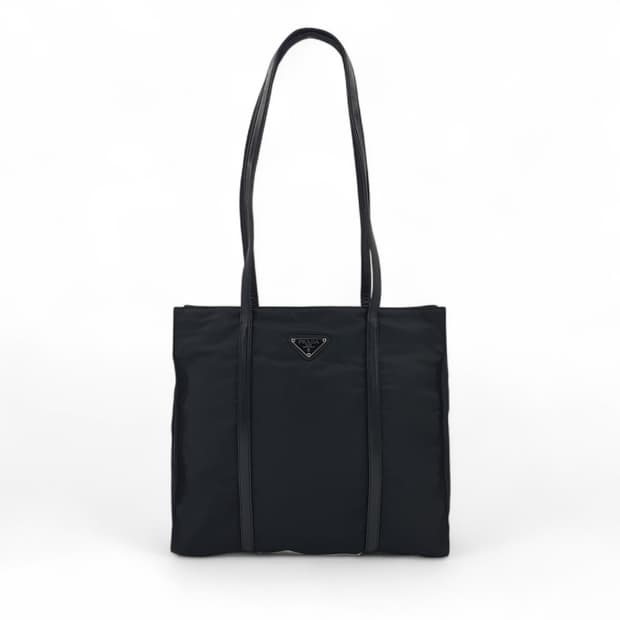 프라다 삼각로고 리나일론 블랙 숄더백 B6506