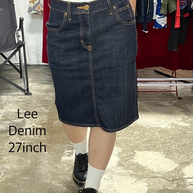 Lee 리 데님 스커트 27inch