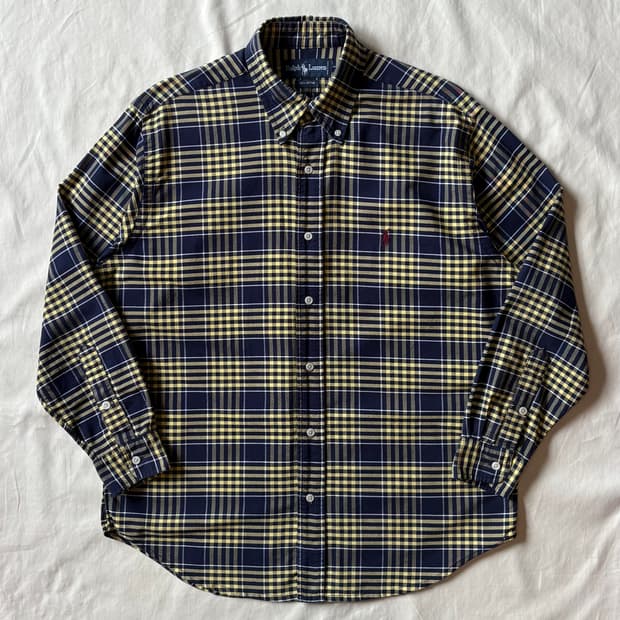 [102-105] 90s 폴로 랄프로렌 Oxford 체크 셔츠