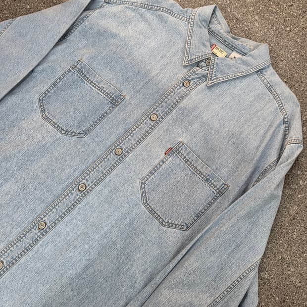 Levis 리바이스 연청 긴팔셔츠