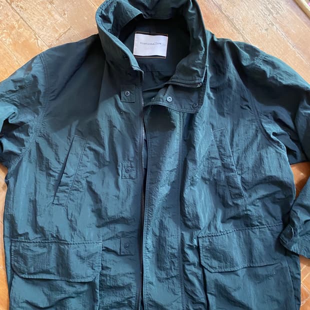 커스텀멜로우 다크그린 바람막이 자켓 38/00 (105)