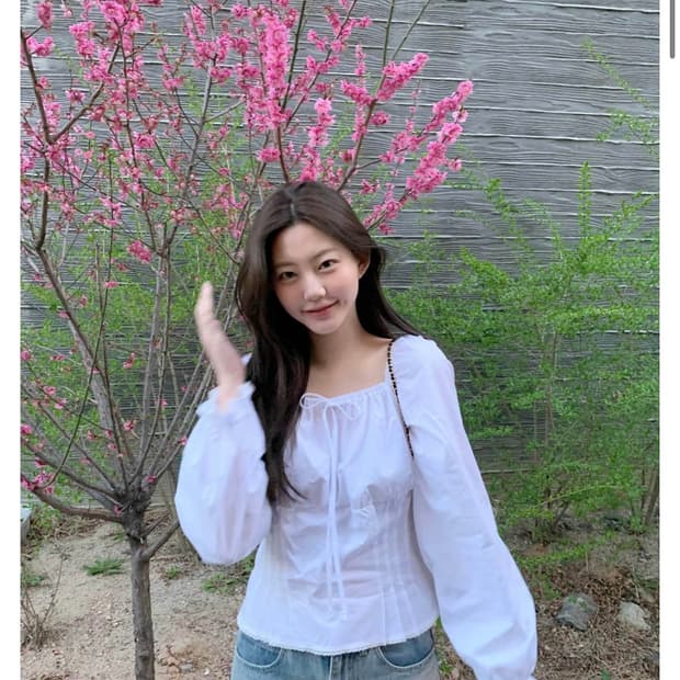 제니오 웬디 투웨이 블라우스