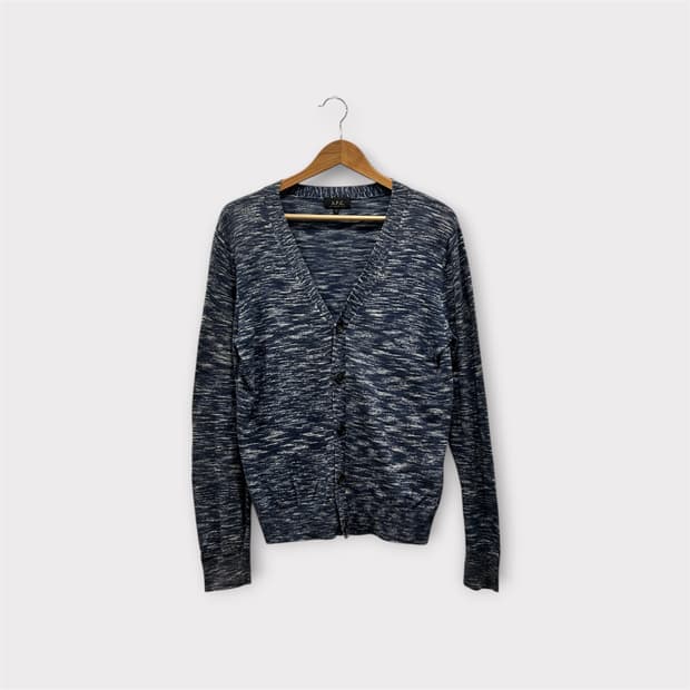 A.P.C. 아페쎄 네이비 톤 가디건 남성 S 90-95