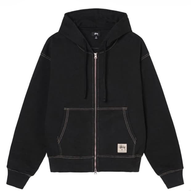 M 스투시 더블페이스 후드집업