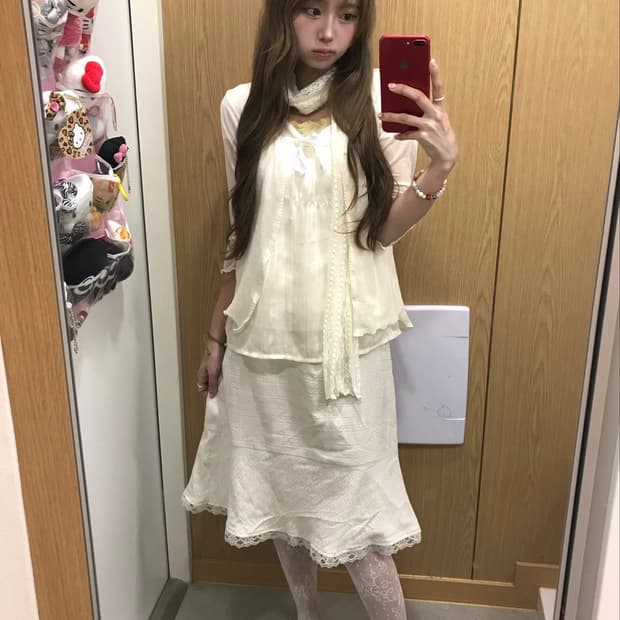 화이트 페어리 데일리 니혼진 코디세트