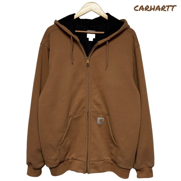 3817 칼하트 써멀 된장 브라운 후드집업