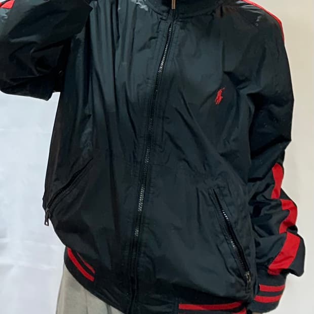 폴로랄프로렌 레드 포니 폴리쉐 자켓