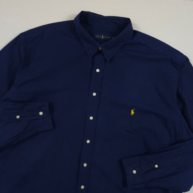 3XL(115) 폴로 랄프로렌 빅사이즈 셔츠 네이비