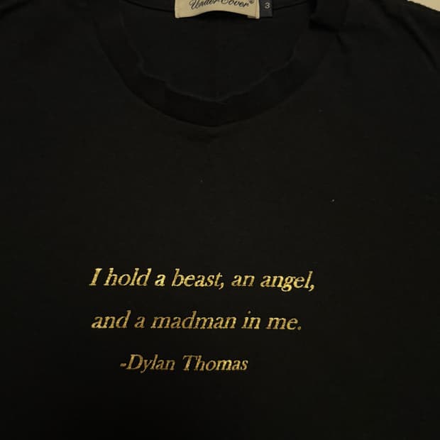 Undercover Dylan Thomas 20SS 티셔츠