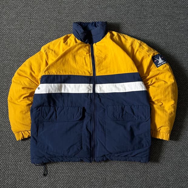 90s HELLY HANSEN 헬리 한센 리버시블 다운 푸퍼 (105)