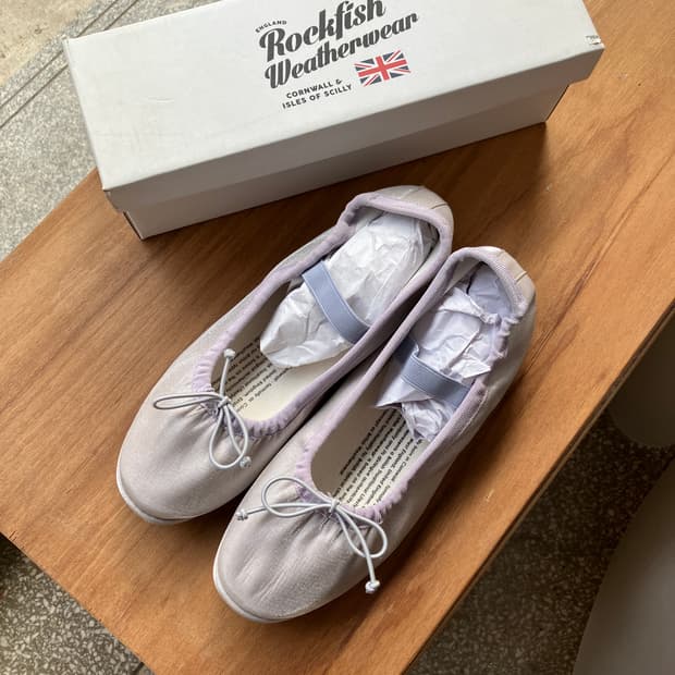 락피쉬 플랫슈즈 퍼플