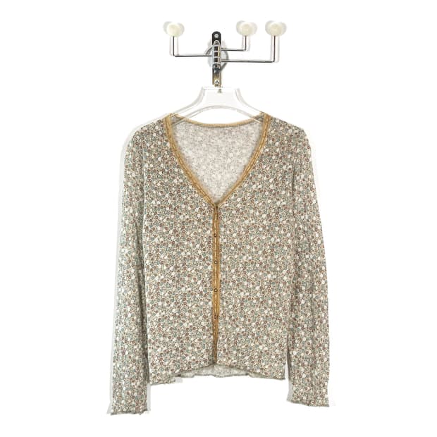 빈티지 플라워 가디건