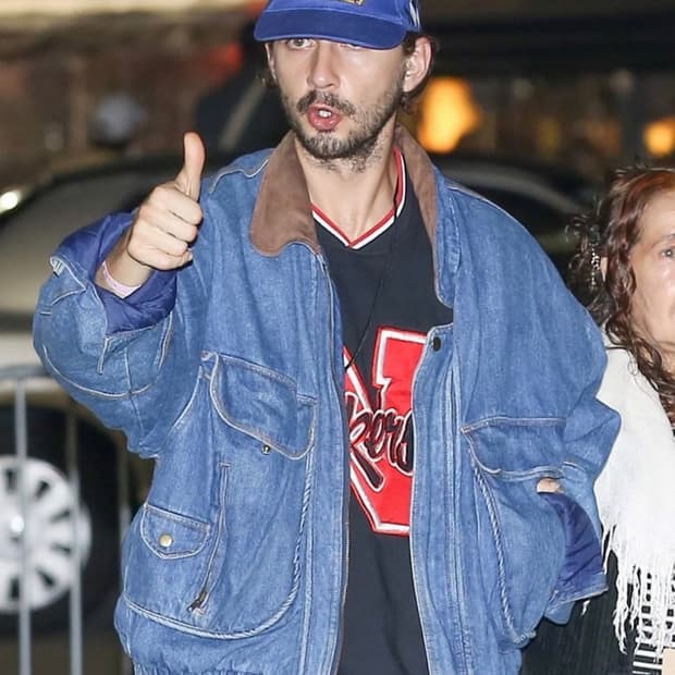 샤이야 라보프 리바이스 청자켓 XL