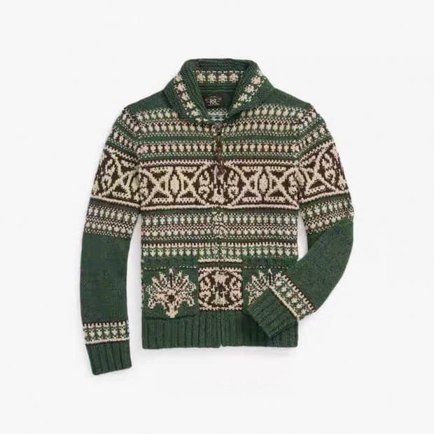 떠블알엘 가디건