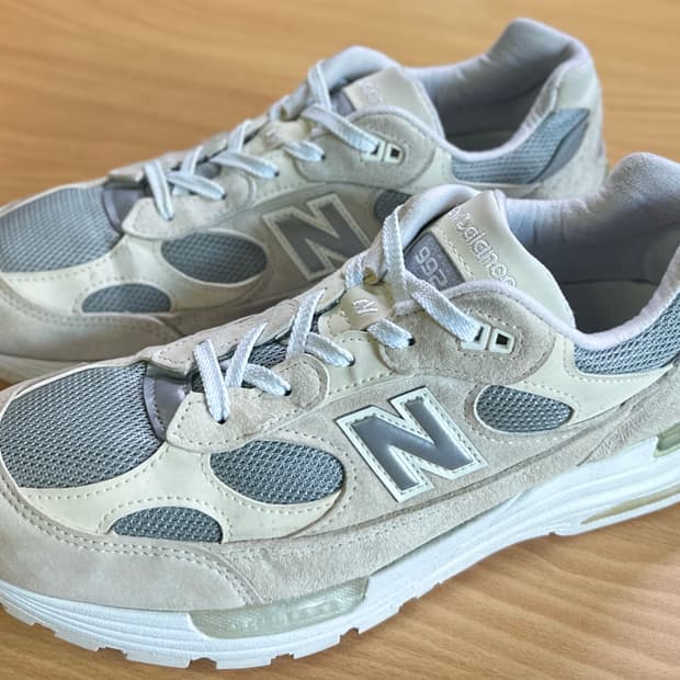 뉴발란스 992 메이드 인 USA 화이트 실버 (M992NC) - 275