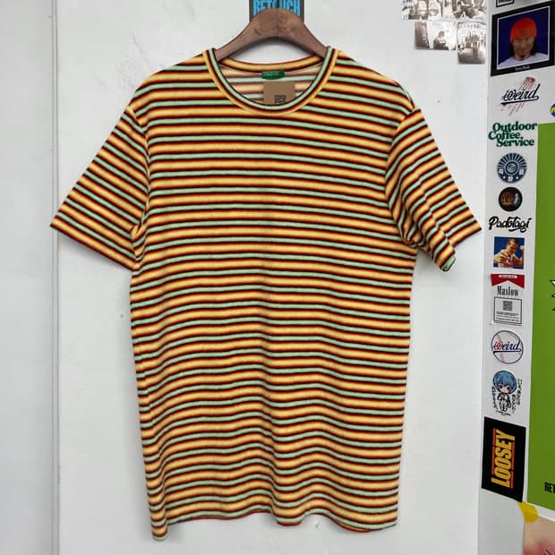 90‘s 베네통 스트라이프 타월 티셔츠