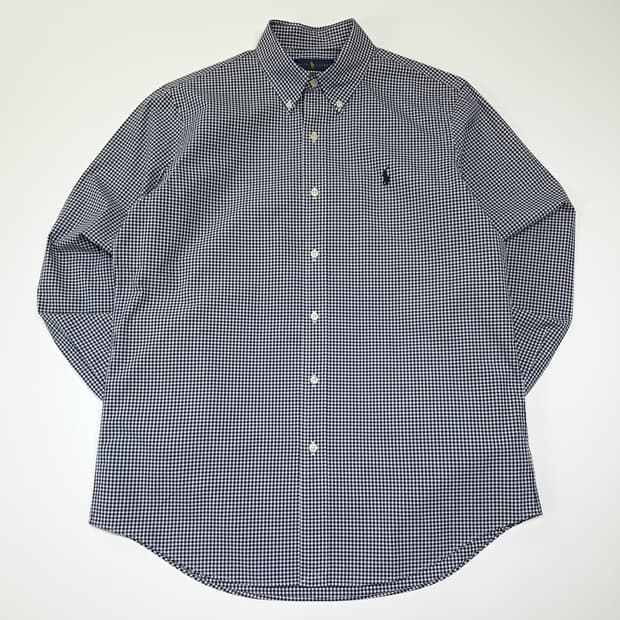 CL897 M 폴로 모던 마이크로체크 네이비 셔츠 남방