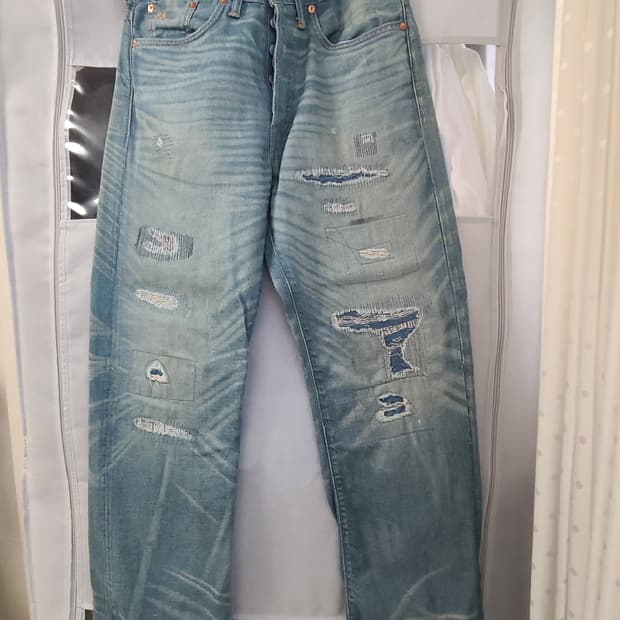 RRL 빈티지5포켓 플레인필드 셀비지진 30/30