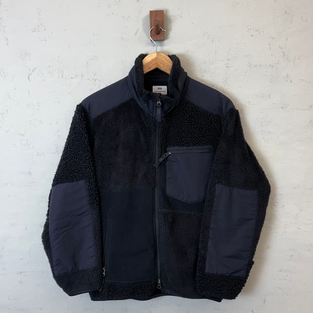 유니클로 엔지니어드가먼츠 후리스 자켓 블랙