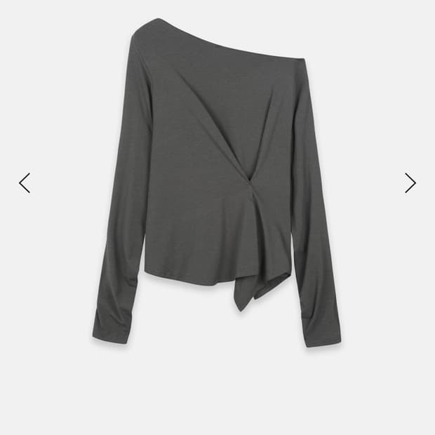 INCLINE ONE SHOULDER LONG SLEEVE