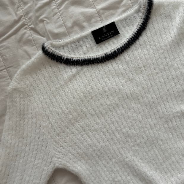 [LANVIN] 랑방 블랙앤화이트 니트