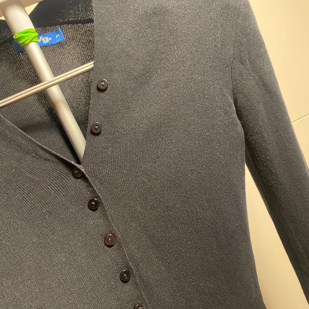 벨리걸 블랙 가디건 M/L