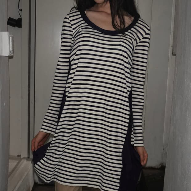 사카이 럭 레이어드 롱슬리브 원피스