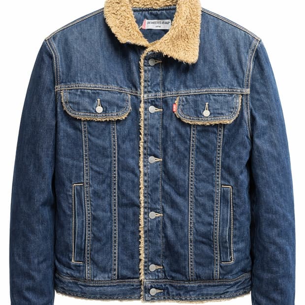 빈티지 감성 쉐르파 데님 자켓 / 남녀공용