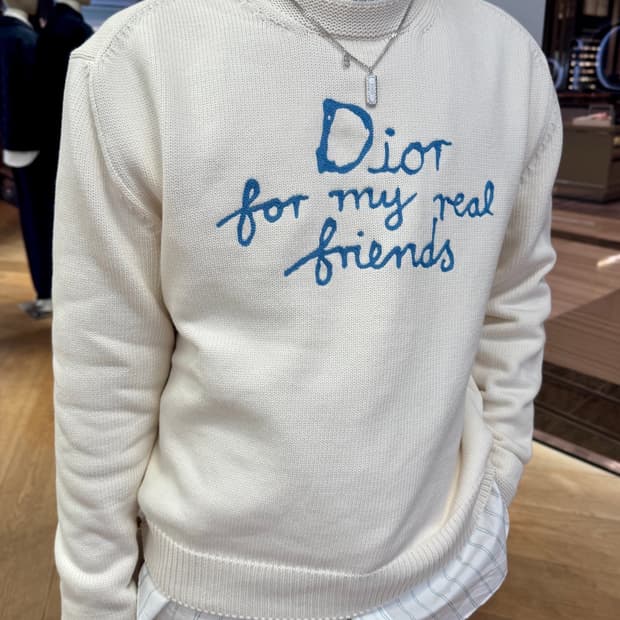 디올 니트 맨투맨 