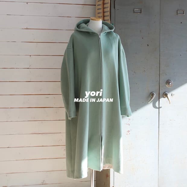 yori 오버핏 후드 코트 (여성용 38)