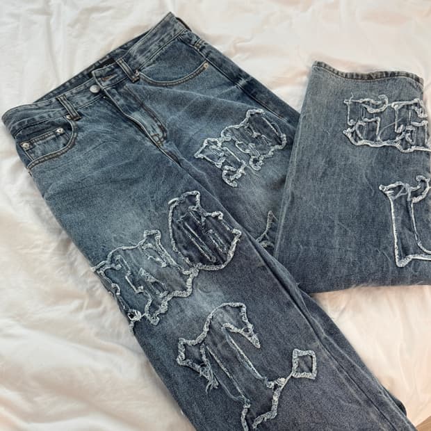 스모크라이즈 워싱데미지 팬츠 28