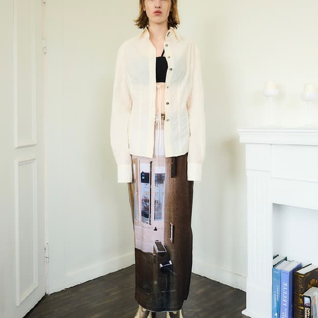 씬 SEEN 나일론 스티치 셔츠